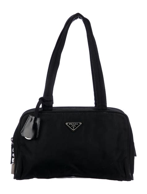 prada tessuto shoulder web strap|Black Re.